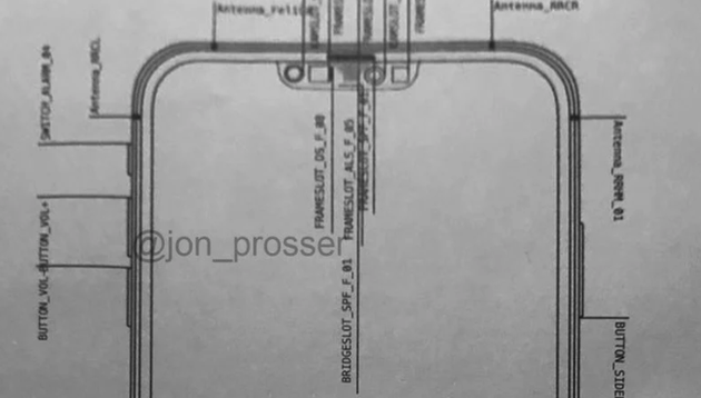 iPhone 12zui新設(shè)計(jì)圖曝光：劉海更窄 硬件布局大變臉